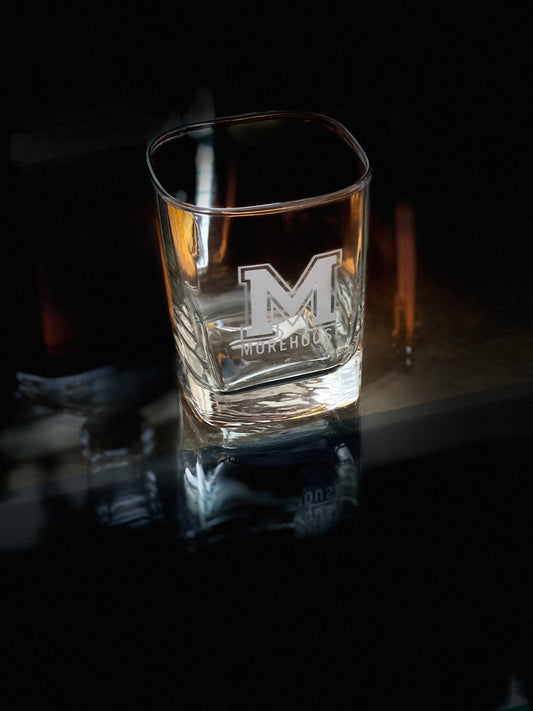 Morehouse University Whiskey Rock Glass